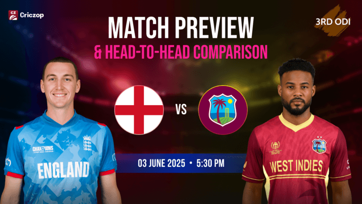 ENG vs WI - 3rd ODI: Match Preview