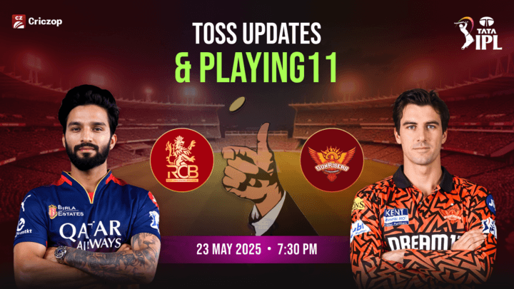 RCB vs SRH Live toss updates