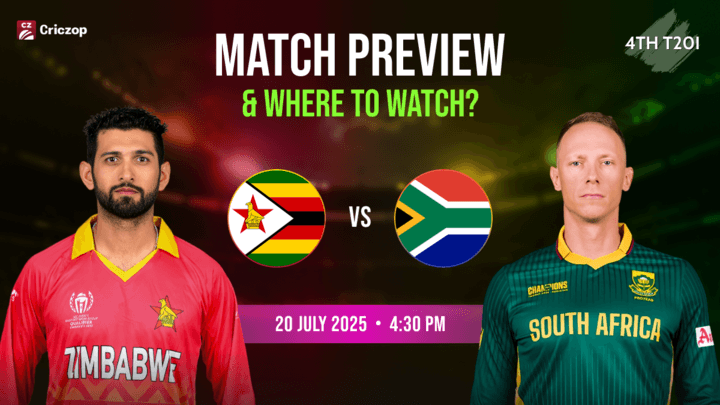 Zimbabwe vs South Africa Match Preview