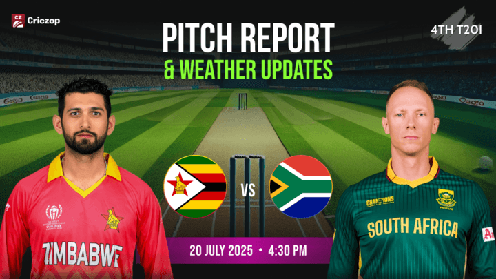 Zimbabwe T20I Tri-Series 2025 - ZIM vs SA: Pitch Report